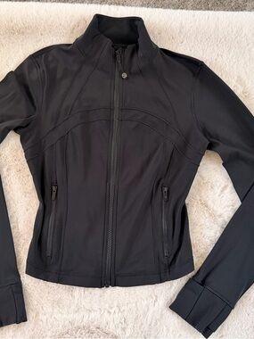 lululemon athletica Black Fitted Zip-Up Jacket